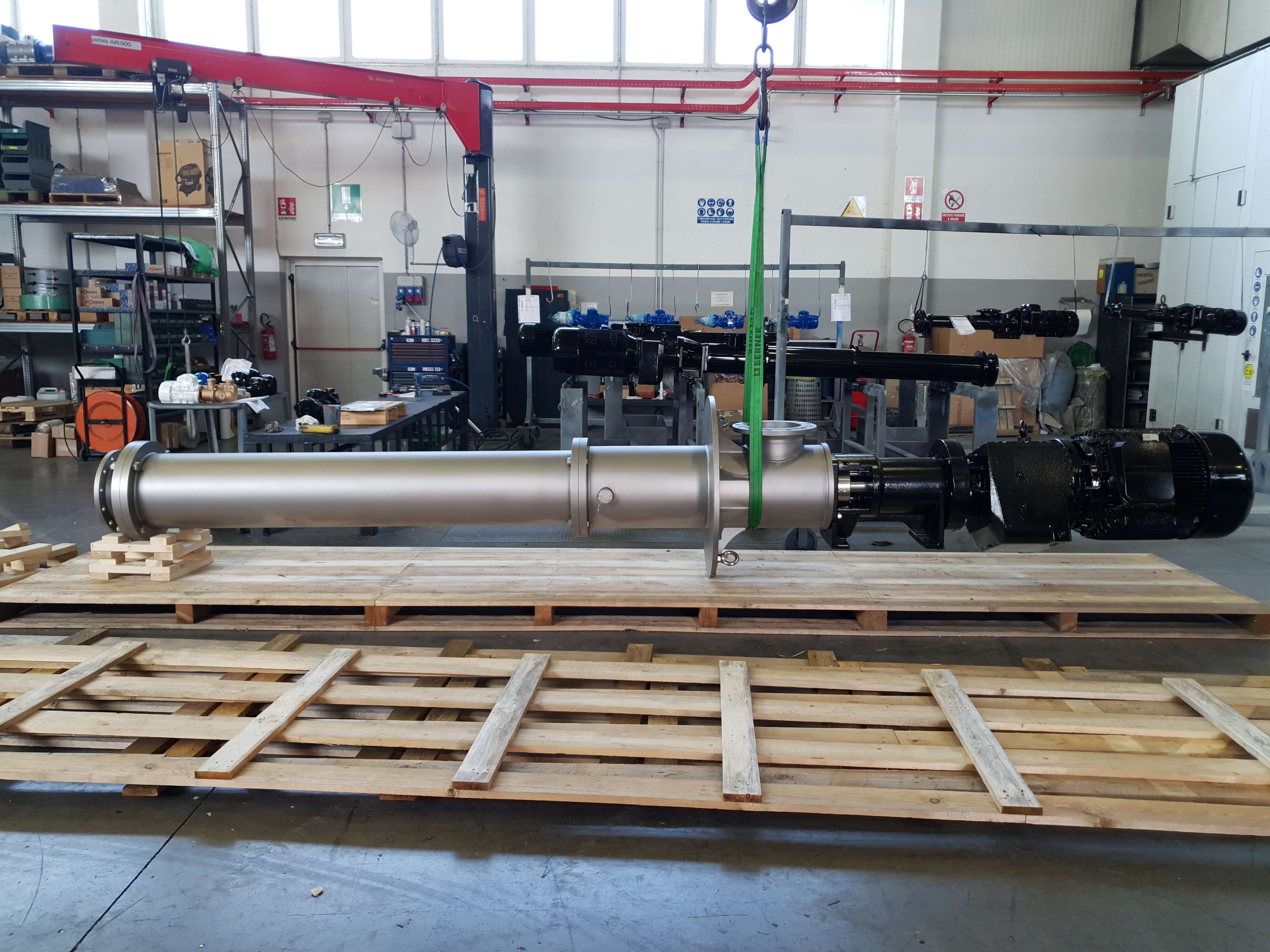Progressing cavity pump for tailings dam